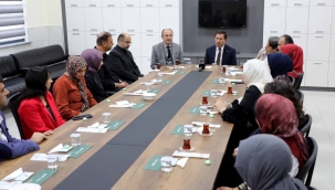 ÖĞRETMENLERLE BULUŞAN HASAN KILCA'DAN HALI SAHA MÜJDESİ 