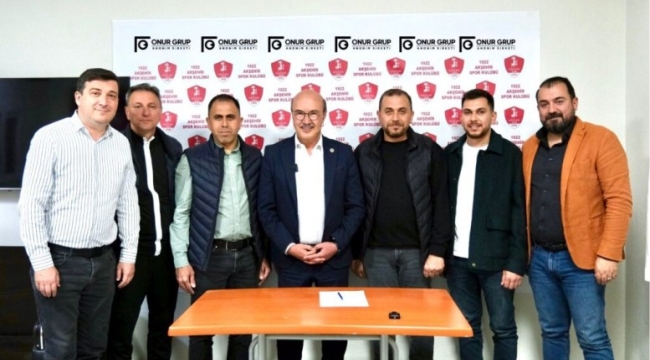 ONUR GRUP İNŞAAT A.Ş., 1922 AKŞEHİRSPOR'UN RESMÎ ANA SPONSORU OLDU 