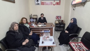 AK Parti Akşehir Kadın Kollarından İstasyon Haber'e Ziyaret 