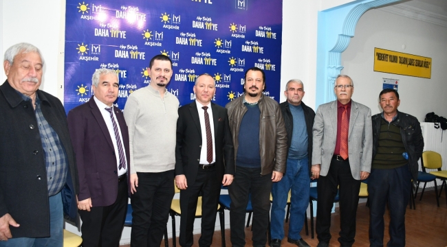 Akşehir Gazeteciler Cemiyeti'nden İYİ Parti İlçe Başkanı Keskin'e Ziyaret 