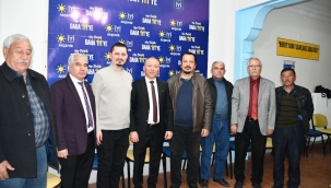 Akşehir Gazeteciler Cemiyeti'nden İYİ Parti İlçe Başkanı Keskin'e Ziyaret 