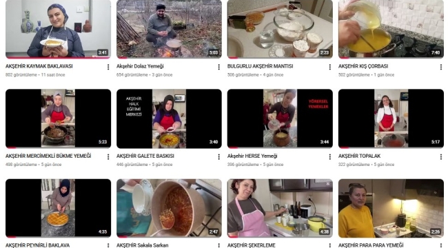 Akşehir'in Unutulmaya Yüz Tutmuş Lezzetleri Dijital Arşivle Geleceğe Taşınıyor 