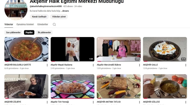 Akşehir'in Unutulmaya Yüz Tutmuş Lezzetleri Dijital Arşivle Geleceğe Taşınıyor 