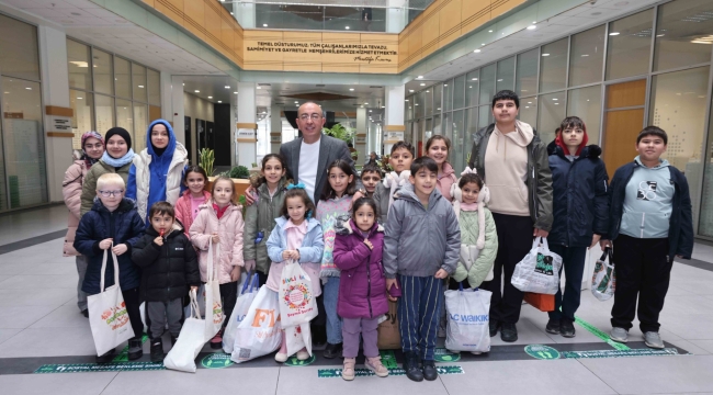 BAŞKAN KAVUŞ ŞİVLİLİĞE ÇIKAMAYAN ÇOCUKLARI UNUTMADI 