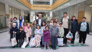 BAŞKAN KAVUŞ ŞİVLİLİĞE ÇIKAMAYAN ÇOCUKLARI UNUTMADI 