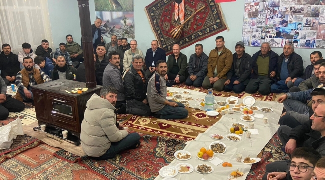 BAŞKAN KÖKSAL,ÇİMENDERE'DE VATANDAŞLARLA BULUŞTU 