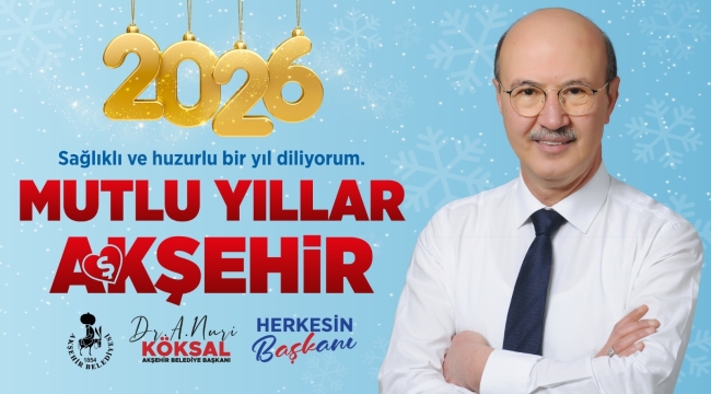 BAŞKAN KÖKSAL'DAN BİRLEŞTİRİCİ YILBAŞI MESAJI 