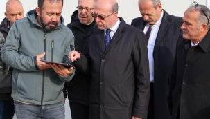 BAŞKAN PEKYATIRMACI YAPIMI DEVAM EDEN YAZIR MAHALLE KÜLLİYESİ'NDE İNCELEMELERDE BULUNDU 