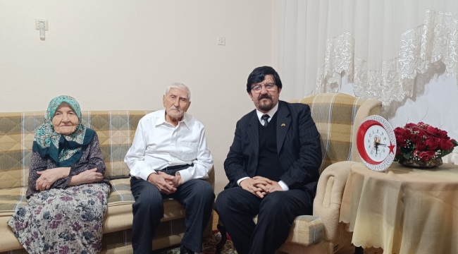 BAŞKAN ŞAHİN'DEN ÜLVAN AİLESİNE ZİYARET 