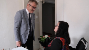 BAŞKAN USTAOĞLU, ÇALIŞMA ARKADAŞLARINI UNUTMADI 