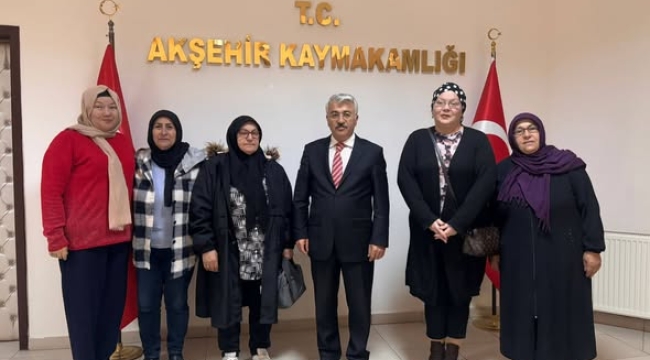 Batı Cephesi Kadınları Derneği'nden Kaymakam Yiğit'e Ziyaret 
