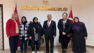 Batı Cephesi Kadınları Derneği’nden Kaymakam Yiğit’e Ziyaret 