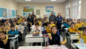 CUMHURİYET İLKOKULU'NDA ''RENKLİ TEHLİKELER''  ANLATILDI 