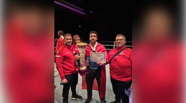 "Fransa'da İsmini Altın Harflerle Yazdıran Türk: Muhammed Yasir Polat Dünya 2.si" 