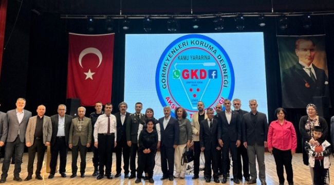 GÖRMEYENLERİ KORUMA DERNEĞİ'NDEN ENGELLİLER GÜNÜ'NDE FARKINDALIK PROGRAMI 
