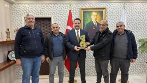 KOÇYAZILILAR DERNEĞİ'NDEN KAYMAKAM TAŞAVLI'YA ZİYARET 