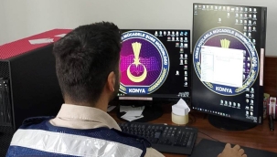 Konya'da Jandarma ekiplerinden 7/24 siber denetim: bin 372 hesaba işlem 