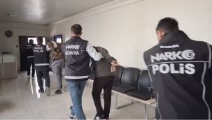 Konya Narkotikten zehir tacirlerine operasyon: 76 tutuklama 