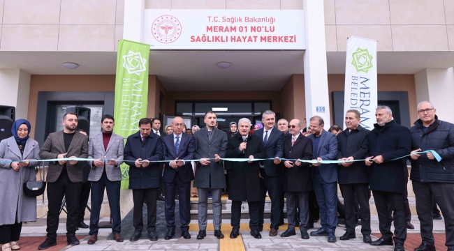 Meram’da sağlığa bir değerli yatırım daha; AYMANAS ASM VE SAĞLIKLI HAYAT MERKEZİ AÇILDI