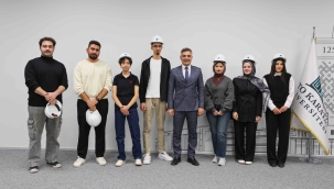 MESLEĞE İLK ADIM: KTO KARATAY ÜNİVERSİTESİ ÖĞRENCİLERİ BARETLERİNİ TAKTI 