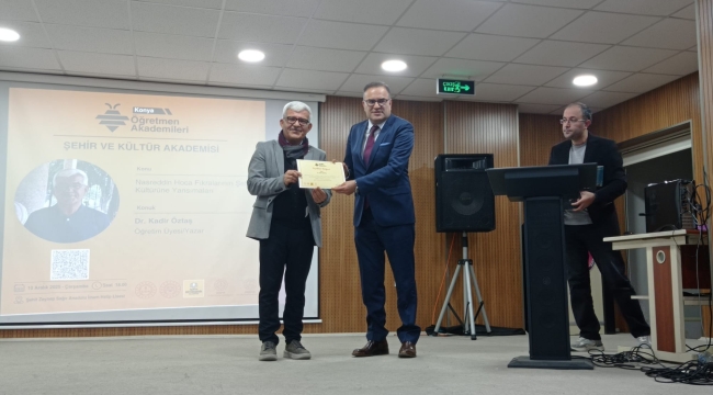 "Nasreddin Hoca Fıkralarının Şehir Kültürüne Yansıması" konuşuldu. 