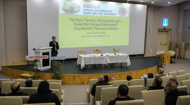 SEYDİŞEHİR'DE KIRSAL KALKINMA SEMPOZYUMU 