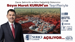 TARİHİ SURİÇİ ÇARŞISI'NIN 1. ETABI AÇILIYOR 