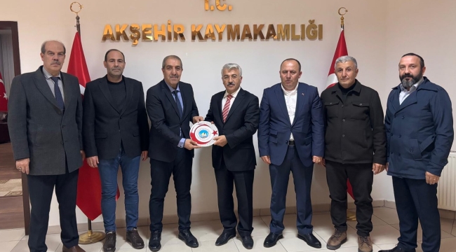 TUNÇEZ-DER'DEN KAYMAKAM YİĞİT'E ZİYARET 