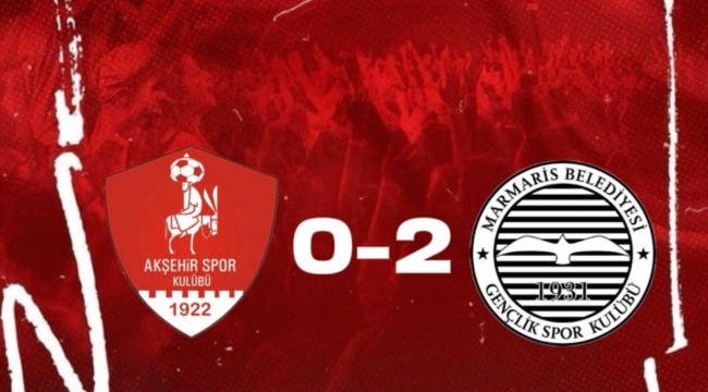 1922 Akşehir Spor 0 - 2 Marmaris Yat Marin Milas Futbol Spor Kulübü 