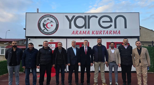 AK Parti Akşehir İlçe Teşkilatı, Yaren Arama Kurtarma'yı Ziyaret Etti 