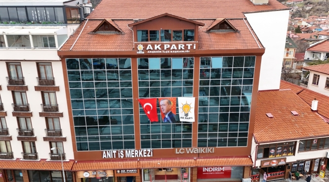 AK Parti Akşehir İlçe Teşkilatı Yeni Hizmet Binası Yarın Törenle Açılacak 