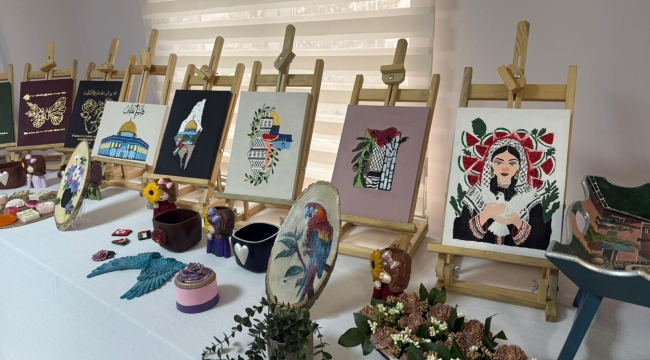 Akşehirde Üniversite Öğrencilerinden El Sanatları Sergisi 