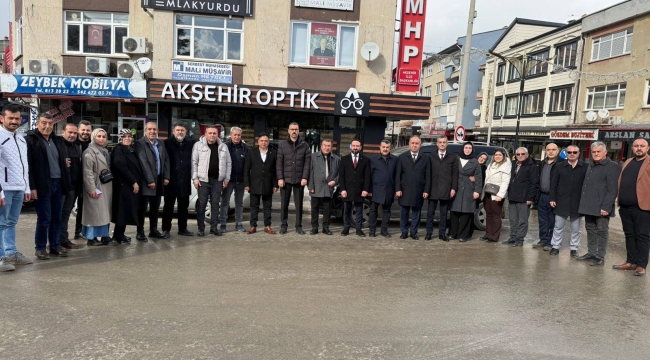 BAŞKAN KARARSLAN AKŞEHİR'DE VATANDAŞLARLA BULUŞTU 