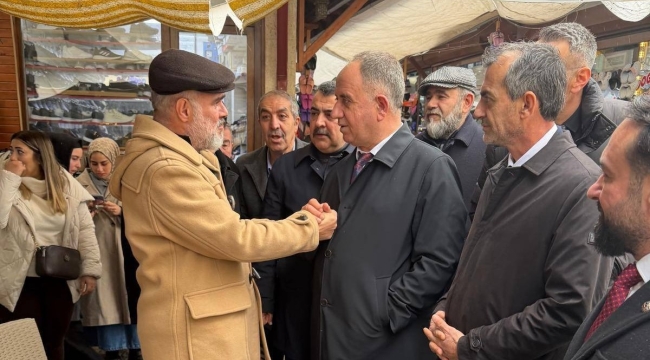 BAŞKAN KARARSLAN AKŞEHİR'DE VATANDAŞLARLA BULUŞTU 