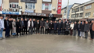 BAŞKAN KARARSLAN AKŞEHİR'DE VATANDAŞLARLA BULUŞTU 