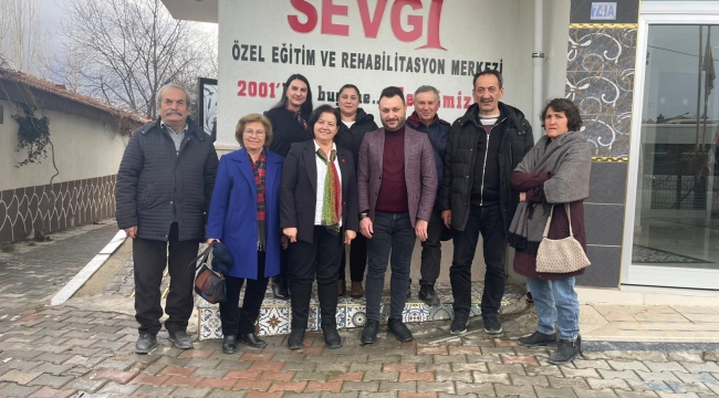 CHP'den Sevgi Özel Eğitim ve Rehabilitasyon'a Ziyaret 