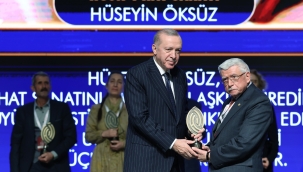 DR. HÜSEYİN ÖKSÜZ YAŞAYAN İNSAN HAZİNELERİ ÖDÜLÜNÜN SAHİBİ OLDU 