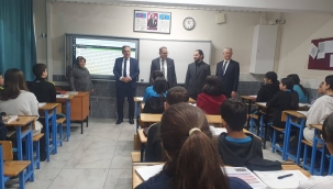 İL MİLLİ EĞİTİM MÜDÜRÜ MURAT YİĞİT ATATÜRK ORTAOKULU'NU ZİYARET ETTİ 