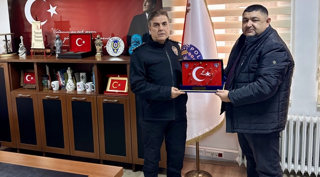 İSTASYON HABER GAZETESİ'NDEN İLÇE EMNİYETİNE ZİYARET 