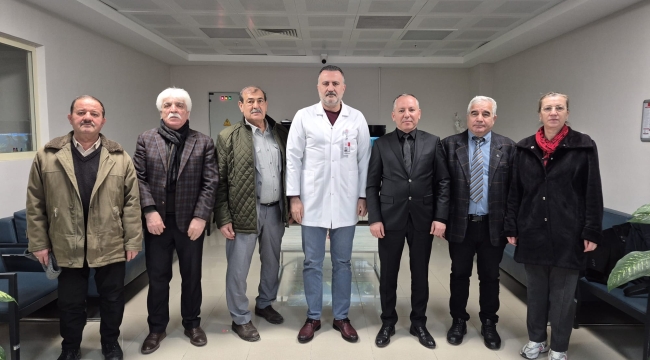 İYİ PARTİ AKŞEHİR'DEN BAŞHEKİMLERE ZİYARET 