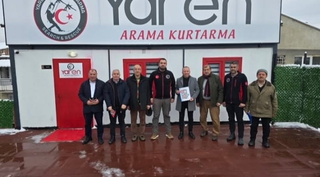 İYİ PARTİ'DEN YAREN ARAMA KURTARMA'YA ZİYARET 