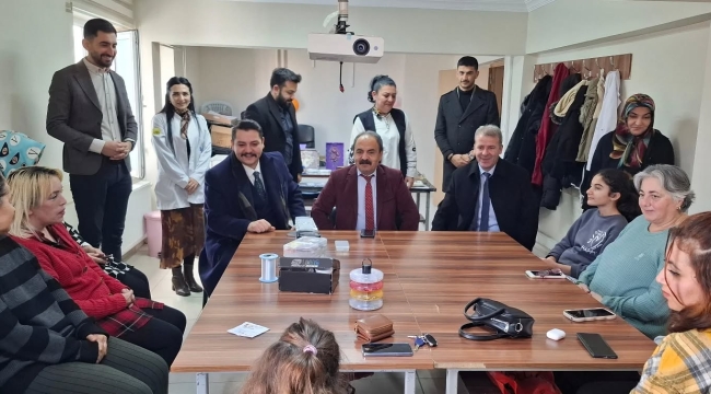 KAYMAKAM TAŞAVLI VE İŞCAN'DAN KOMEK ve HEM'E ZİYARET