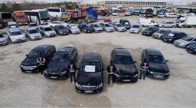 Konya'da 'change araç' çetesine büyük operasyon