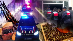 Konya dahil 14 ilde "Silah ve Mühimmat Kaçakçılığına" operasyon! 202 kişi yakalandı 