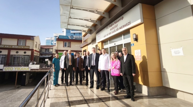 Konya İl Sağlık Müdürü'nden Karatay ADSM'ye Ziyaret 