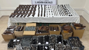 Konya jandarmadan kaçak silah operasyonu 