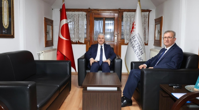 Konya Valisi İbrahim Akın, İletişim Başkanlığı Konya Bölge Müdürlüğünü ziyaret etti 