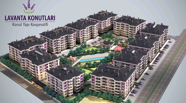 LAVANTA KONUTLARI'NDA KURA HEYECANI YAŞANDI 