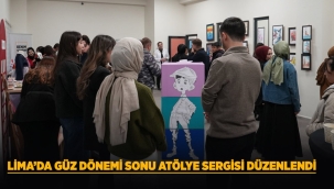 LİMA'DA GÜZ DÖNEMİ SONU ATÖLYE SERGİSİ DÜZENLENDİ 