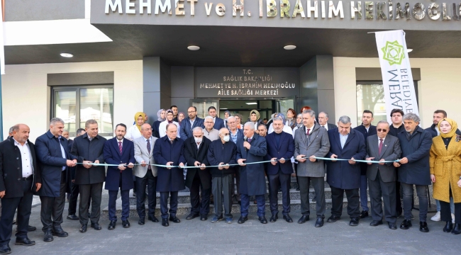 Meram'ın sağlık altyapısına önemli bir dokunuş daha; 21 BİN KİŞİYE HİZMET VERECEK SAĞLIK ÜSSÜ HİZMETE GİRDİ 